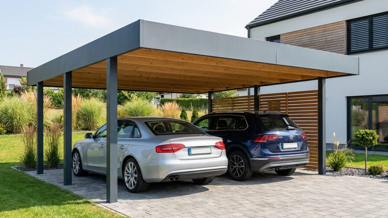 Carport en aluminium pour voiture