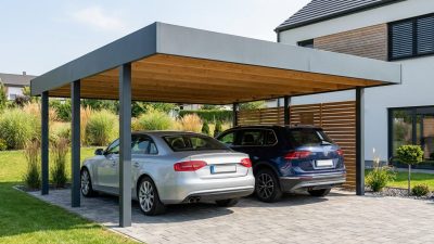 Carport arraché par le vent : ce que couvre l’assurance habitation