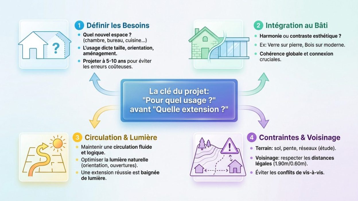 Extension de maison contemporaine