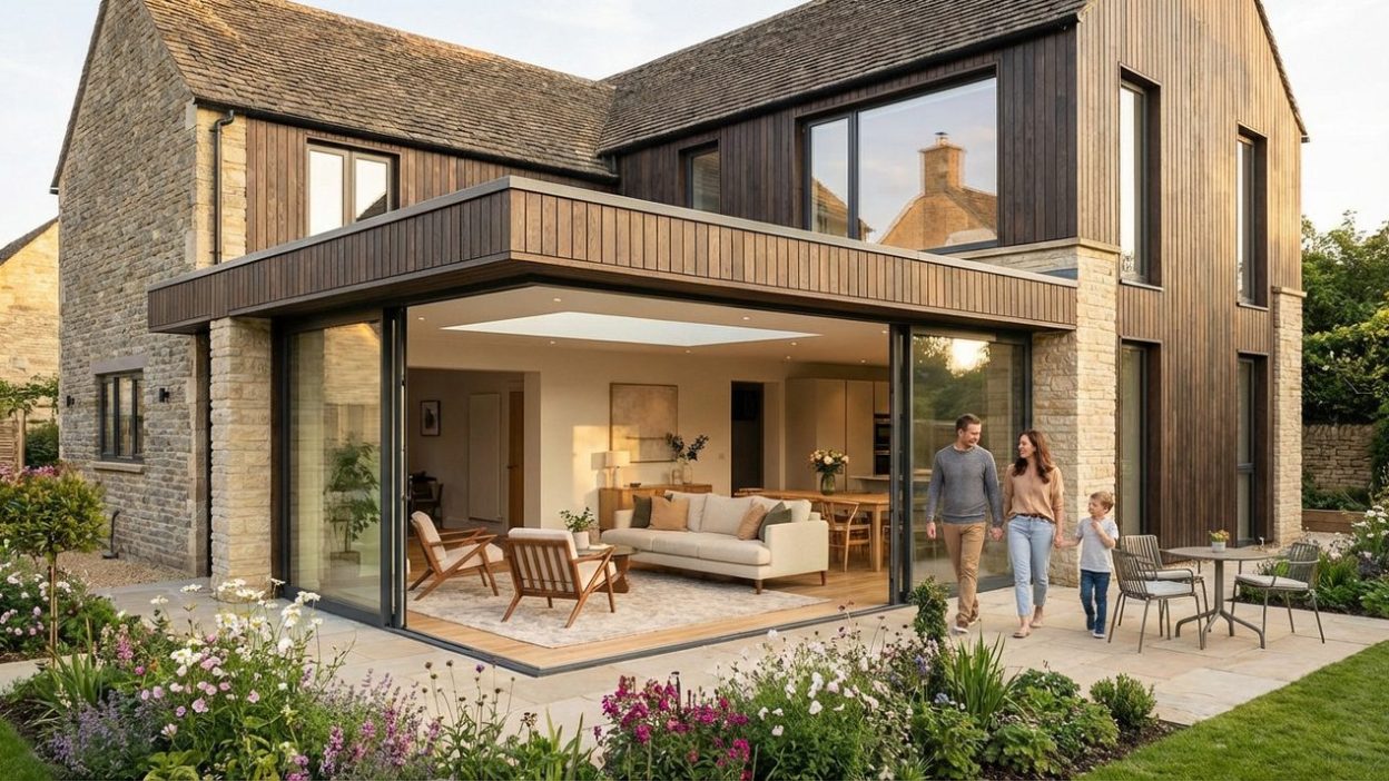 Extension de maison contemporaine