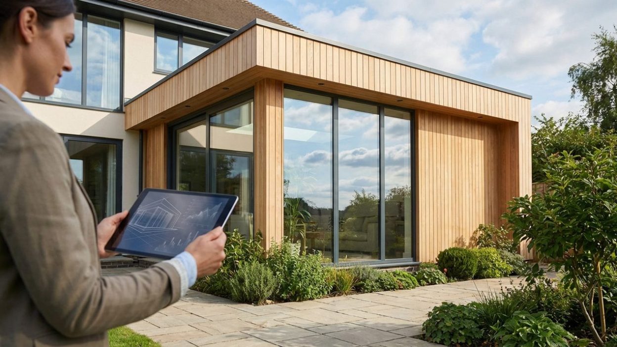 Extension de maison contemporaine